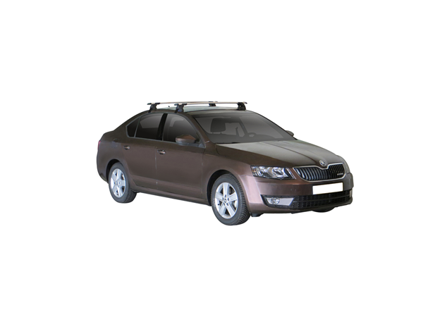 Yakima Black Bar Roof Rack Skoda Octavia 5dr Hatch 2/13 3/17 - Main Image