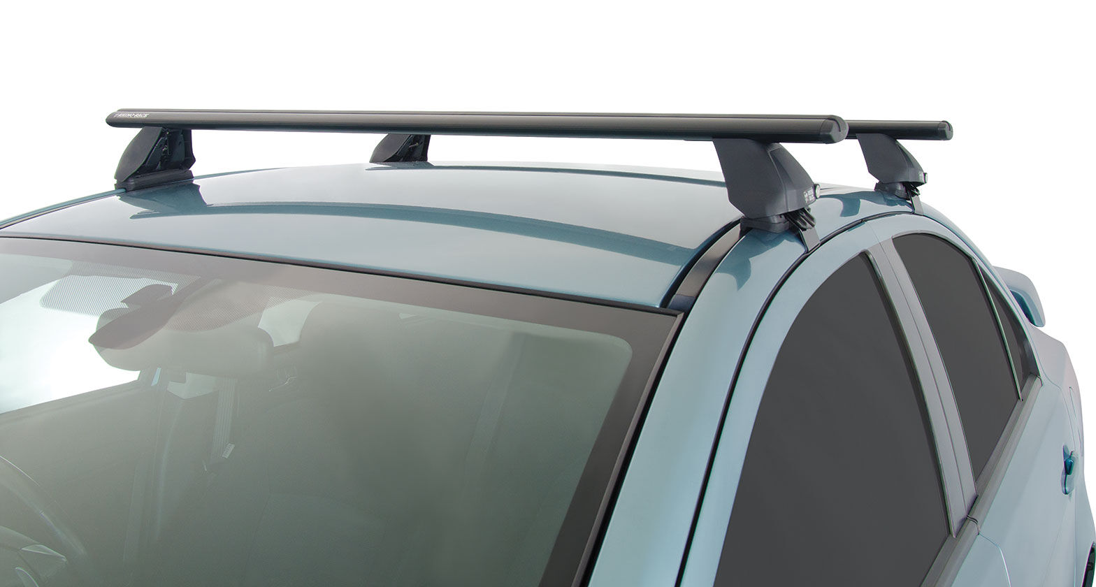 Rhino Vortex Black 2 Bar Roof Rack for MITSUBISHI Lancer CJ 4dr Sedan