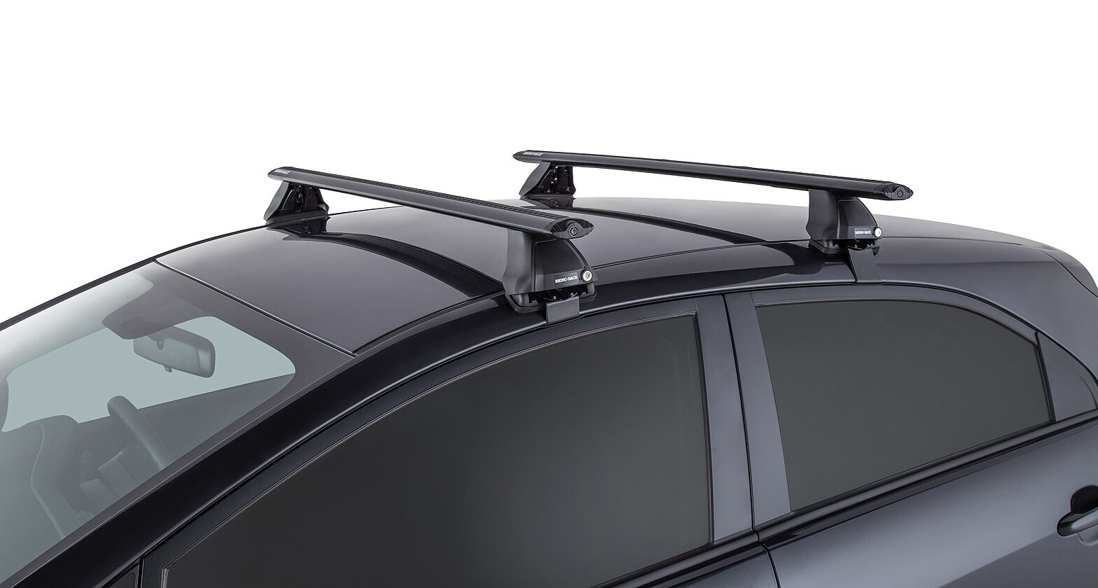 Rhino-Rack JA2222 Vortex 2500 Black 2 Bar Roof Rack for KIA