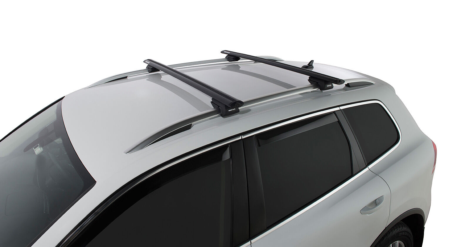 Rhino Vortex SX Black 2 Bar Roof Rack for PORSCHE Cayenne 958 4dr SUV