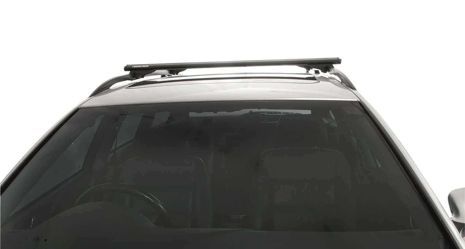 Rhino Vortex RX Black 2 Bar Roof Rack for TOYOTA Tarago 4dr Van (Roof