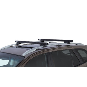 Rhino-Rack JA0494 Heavy Duty CXB Black 2 Bar Roof Rack for MITSUBISHI Pajero NP LWB (With Roof Rails) 4DR 4WD (11/2002-10/2006)
