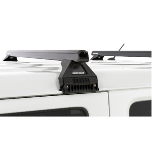 Rhino-Rack JA0631 Heavy Duty RL110 Black 2 Bar Roof Rack for SUZUKI Jimny JB74/Gen 4 2DR SUV (01/2019-Current)