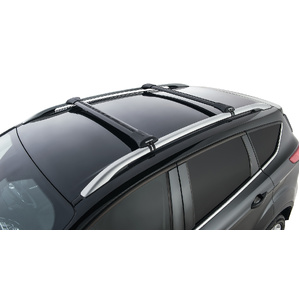 Rhino-Rack JA7971 Vortex StealthBar Black 2 Bar Roof Rack for ISUZU D-Max Gen2 TF (LS-T/X-Runner) Crew Cab (With Roof Rails) 4DR Ute (01/2012-12/2020)