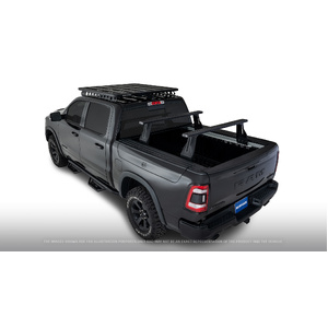 Rhino-Rack JC-01294 Reconn-Deck 2 Bar Ute Tub System for RAM 2500 / 3500 Gen4 (6'4 BED WITH RAMBOX) &amp; Utility Tracks installed Mega Cab 4DR Ute (01/20