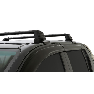 Rhino-Rack RV0657B Vortex ROC25 Flush Black 2 Bar Roof Rack for TOYOTA Hilux Gen 8 Double Cab 4DR Ute (10/2015-12/2025)