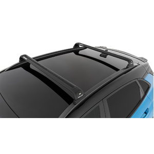 Rhino-Rack RVP69 Vortex RVP Black 2 Bar Roof Rack for HYUNDAI Kona Gen1 With Flush Rails 5DR SUV (01/2018-12/2023)