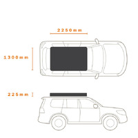 Darche Ridgeback Highrize Roof Top Tent 1250