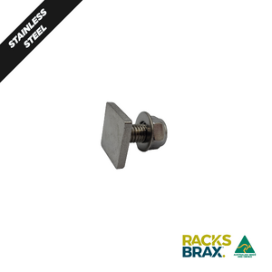 RacksBrax Square HD T-Bolt (M8 X 16mm) - 4 Pack