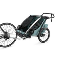 Thule Chariot Cross 2 Bike Trailer - Alaska Blue