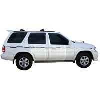 Prorack Black 2 Bar Aero Through Bar kit to suit Nissan Terrano Regulus 5dr SUV (1996 - 2003)