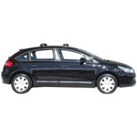 Prorack Silver 2 Bar Aero Through Bar kit to suit Citroen C4 5dr Hatch (2004 - 2010)