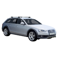 Yakima Black 2 Bar Roof Rack - Audi A4/S4/RS4 Allroad 5dr Wagon 1/09 - 1/15 (S16Y &amp; K328)