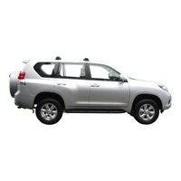 Prorack Black 2 Bar Aero Through Bar kit to suit Toyota Land Cruiser Prado 150 Series 5dr SUV (12/2009 - Current)