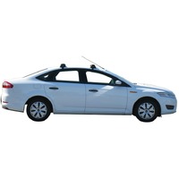 Prorack Silver 2 Bar Aero Flush Bar kit to suit Ford Mondeo 4dr Sedan (10/2007 - 2012)