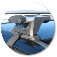 Prorack Black 2 Bar Aero Through Bar kit to suit Ford Focus 5dr Wagon (2004 - 4/2008)