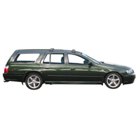 Prorack Silver 2 Bar Aero Flush Bar kit to suit Ford Falcon BA/BF 5dr Wagon (11/2002 - 4/2008)