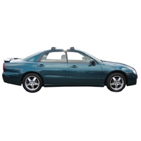 Prorack Silver 2 Bar Aero Flush Bar kit to suit Mitsubishi Diamante 4dr Sedan (7/1996 - 9/2005)