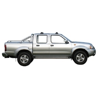 Prorack Silver 2 Bar Aero Flush Bar kit to suit Nissan Navara D22 Double Cab 4dr Ute (2/1997 - 2015)