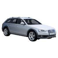 Yakima Black 2 Bar Roof Rack - Audi A4/S4/RS4 Allroad 5dr Wagon 1/09 - 1/15 (S45Y)
