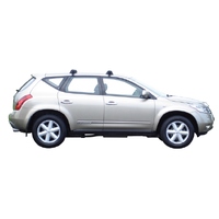 Prorack Black 2 Bar Aero Through Bar kit to suit Nissan Murano ST 5dr SUV (8/2005 - 2009)