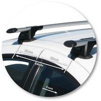 Yakima Black 2 Bar Roof Rack - Ford Falcon AU 4dr Sedan 9/98 - 8/02 (S16YB &amp; K164)