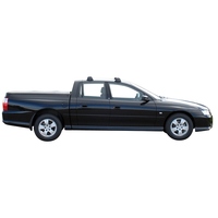 Prorack Silver 2 Bar Aero Flush Bar kit to suit Holden Crewman 4dr Ute (10/2003 - 2007)