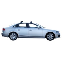 Prorack Silver 2 Bar Aero Flush Bar kit to suit Audi A4/S4/RS4 4dr Sedan (2008 - 2/2016)