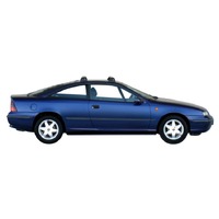 Prorack Silver 2 Bar Aero Through Bar kit to suit Holden Calibra 2dr Coupe (1989 - 1997)