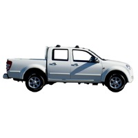 Prorack Silver 2 Bar Aero Flush Bar kit to suit Great Wall V240 Double Cab 4dr Ute (7/2009 - Current)