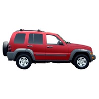 Prorack Black 2 Bar Aero Through Bar kit to suit Jeep Cherokee KJ 5dr SUV (2002 - 2007)