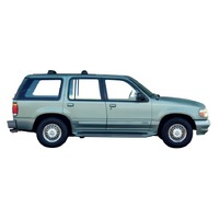 Prorack Black 2 Bar Aero Through Bar kit to suit Ford Explorer 5dr SUV (1995 - 2001)