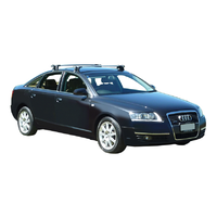 Yakima Black 2 Bar Roof Rack - Audi A6/S6/RS6  4dr Sedan 1/05 - 9/11 (S16Y &amp; K496)