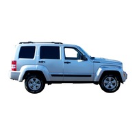 Prorack Silver 2 Bar Aero Rail Bar kit to suit Jeep Cherokee KK 5dr SUV (2008 - 2013)