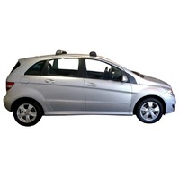 Prorack Silver 2 Bar Aero Flush Bar kit to suit Mercedes-Benz B-Class W245 5dr MPV (2005 - 2011)