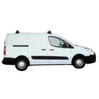 Prorack Silver 2 Bar Heavy Duty Through Bar kit to suit Citroen Berlingo LWB 5dr Van (2008 - 2015)