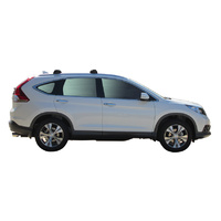 Prorack Silver 2 Bar Aero Through Bar kit to suit Honda CR-V N/Sport N 5dr SUV (2012 - 2015)