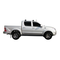 Prorack Black 2 Bar Aero Flush Bar kit to suit Foton Tunland Double Cab 4dr Ute (2012 - Current)