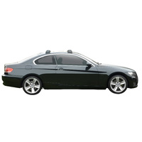 Prorack Silver 2 Bar Aero Flush Bar kit to suit BMW 3 Series E92 2dr Coupe (2006 - 2014)