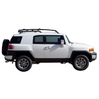 Prorack Silver 2 Bar Aero Flush Bar kit to suit Toyota FJ Cruiser 5dr SUV (2011 - 2017)