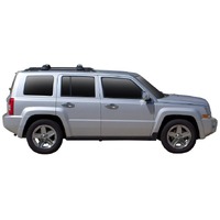 Prorack Silver 2 Bar Aero Flush Bar kit to suit Jeep Patriot 5dr SUV (8/2007 - Current)