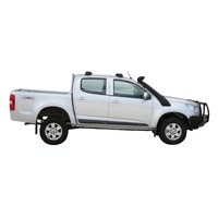 Prorack Silver 2 Bar Aero Through Bar kit to suit Holden Colorado Crew Cab 4dr Ute (2012 - 9/2016)