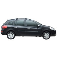 Prorack Silver 2 Bar Aero Flush Bar kit to suit Renault Clio Sports Tourer 5dr Wagon (2007 - Current)