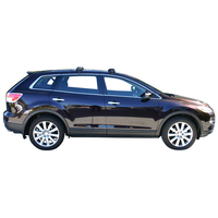 Prorack Silver 2 Bar Aero Through Bar kit to suit Mazda CX-9 5dr SUV (2007 - 6/2016)