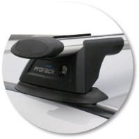 Prorack Silver 2 Bar Aero Through Bar kit to suit Mitsubishi Lancer 5dr Wagon (2/2001 - 7/2003)