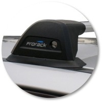 Prorack Silver 2 Bar Aero Flush Bar kit to suit Mitsubishi Lancer 5dr Wagon (2/2001 - 7/2003)