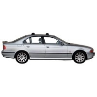 Prorack Silver 2 Bar Aero Through Bar kit to suit BMW 5 Series E39 4dr Sedan (4/1996 - 9/2003)