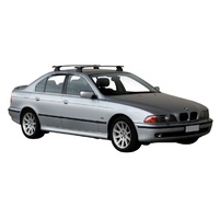 Yakima Black 2 Bar Roof Rack - BMW 5 Series E39 4dr Sedan 4/96 - 9/03 (S16Y &amp; K371)