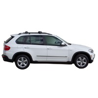 Prorack Silver 2 Bar Aero Flush Bar kit to suit BMW X5 E70 5dr SUV (2007 - 7/2013)