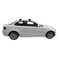 Prorack Silver 2 Bar Aero Through Bar kit to suit BMW 1 Series E82 2dr Coupe (2007 - 2013)